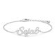 Handcrafted 925 Silver Iced Personalized Name Bracelet